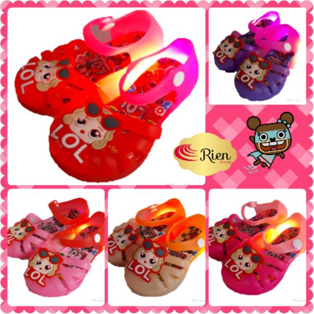 lol jelly shoes