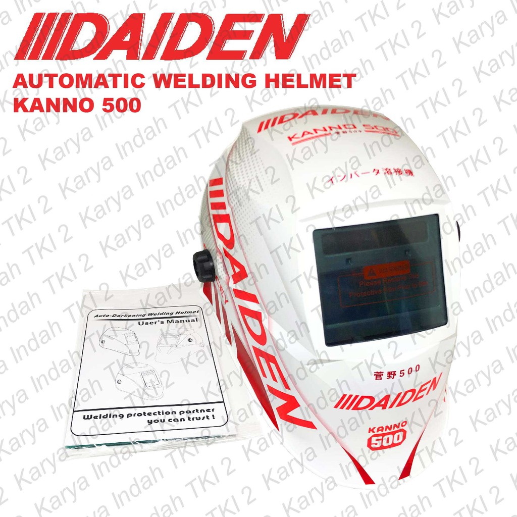 Helm Las Otomatis DAIDEN KANNO 500 Automatic Welding Helmet Kedok Las Listrik
