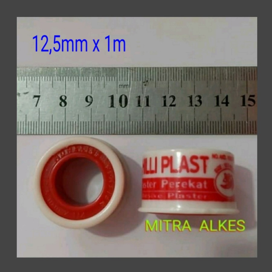 Chilli Plast Kecil 12,5 mm x 1 m. Cilli Plast Kecil 12,5mm x 1m. Plaster Perekat. l Plester Coklat