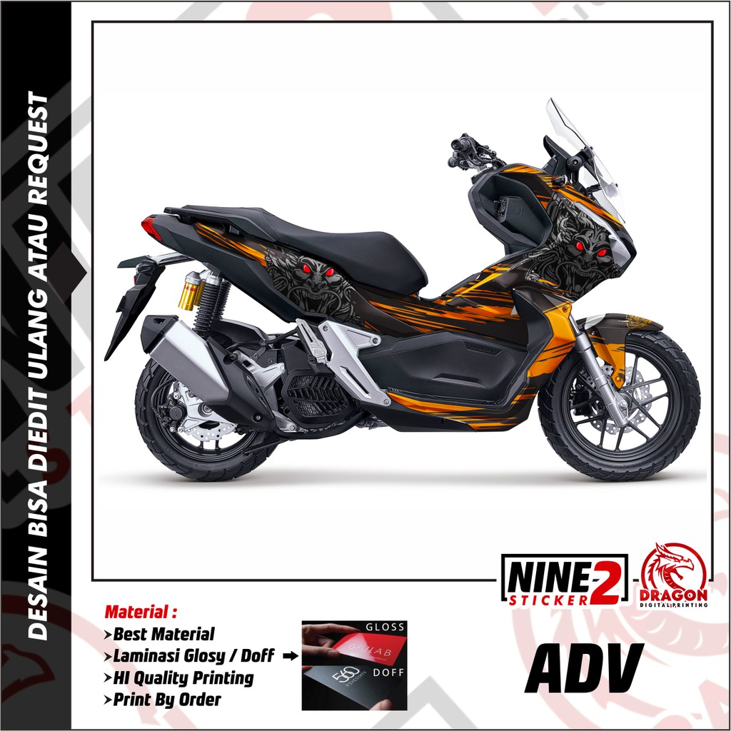 Jual Sticker Decal Striping Honda Adv Decal Sticker Adv Stiker Adv Full