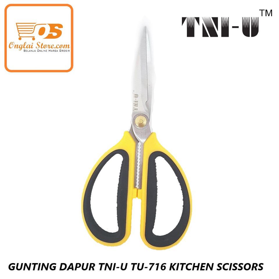 Gunting Dapur Tni-U Tu-718   Kitchen Scissors  (Harga Spesial)