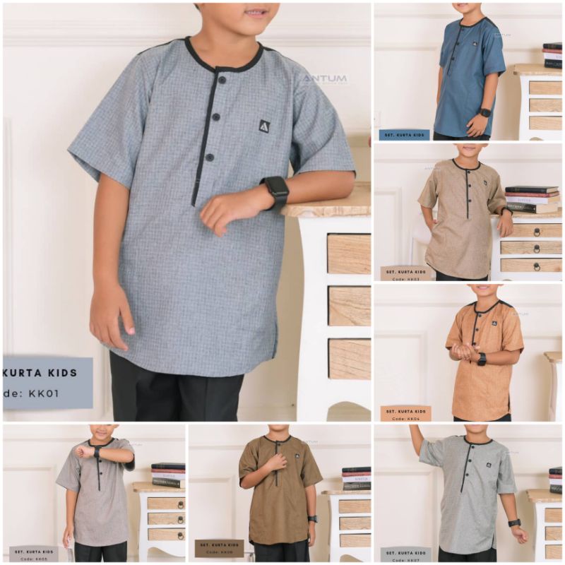 Setelan Kurta Kids Brand Antum