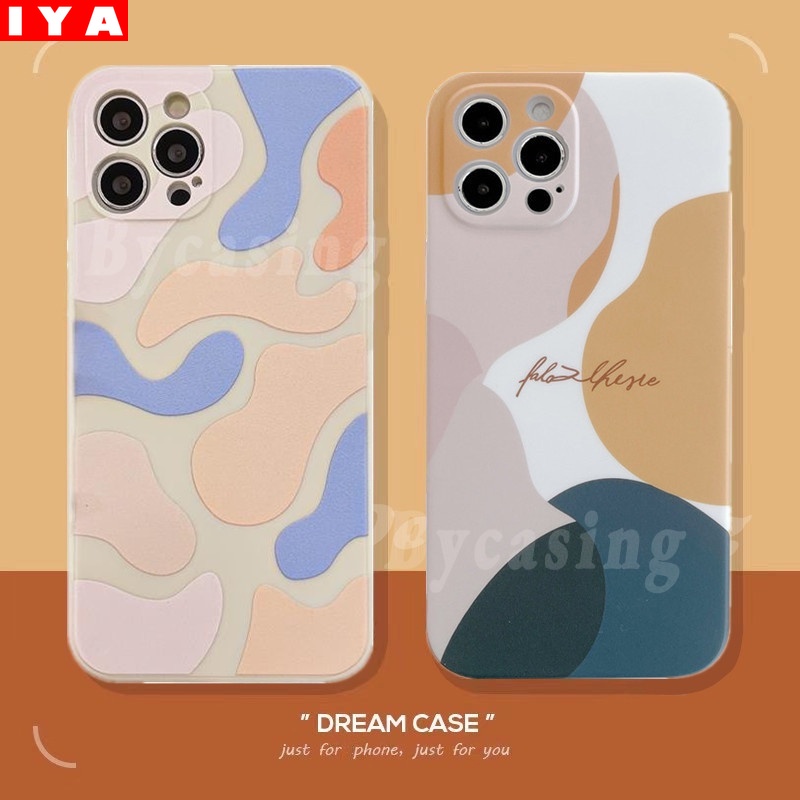 Morandi Case Motif Graffiti Abstrak Untuk VIVO Y12A V21e Y20i Y12i Y12s Y20s Y30i Y11 Y15 Y17 Y85 Y91i Y91C Y93 Y95