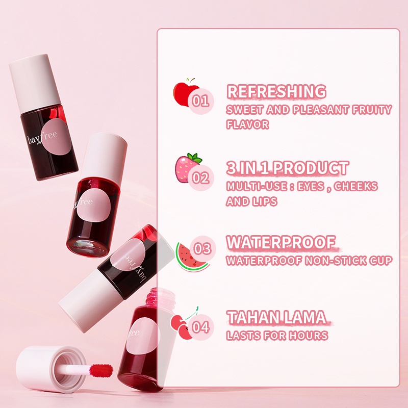 (READY&amp;ORI) Kimuse Bayfree Cheek&amp;Lip Tint Bay Free Liptint BFL01