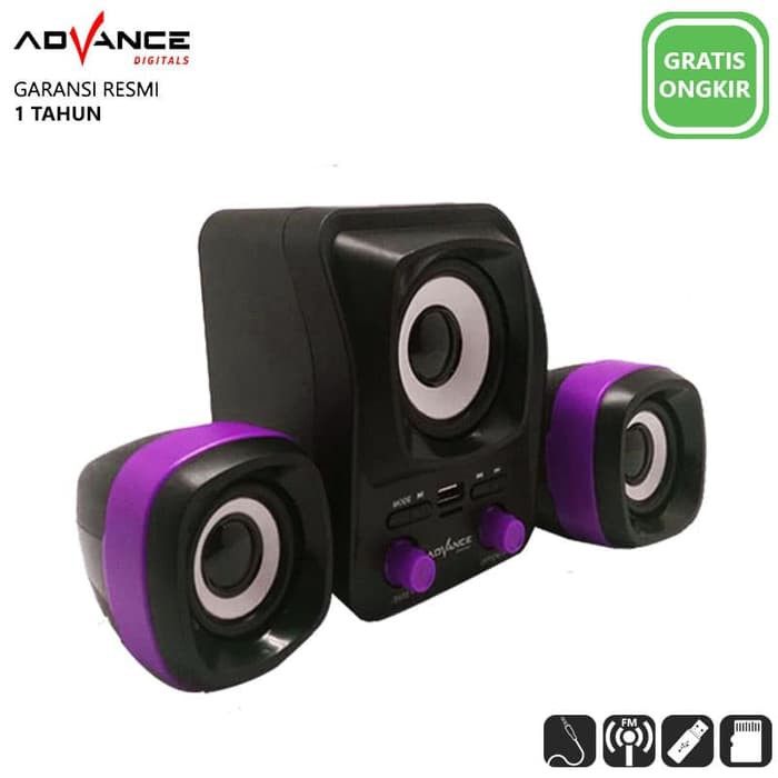 Speaker Advance Speaker Aktif Duo 300 XTRA POWER SOUND T419   Merah
