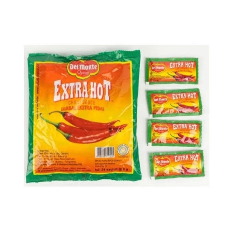 

Delmonte extra hot sachet 24 x 9gr