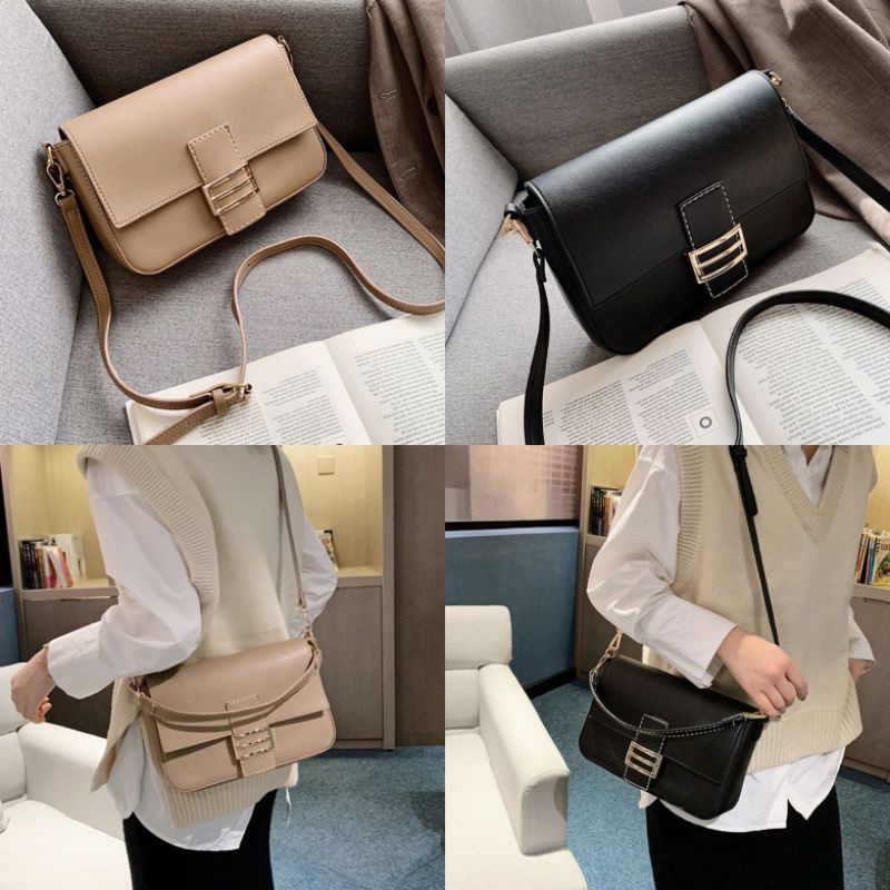 GROSIR TAS WANITA IMPORT MULTIFUNGSI MEDAN MURAH TAS KANTOR TAS BAHU SELEMPANG RETRO KOREA