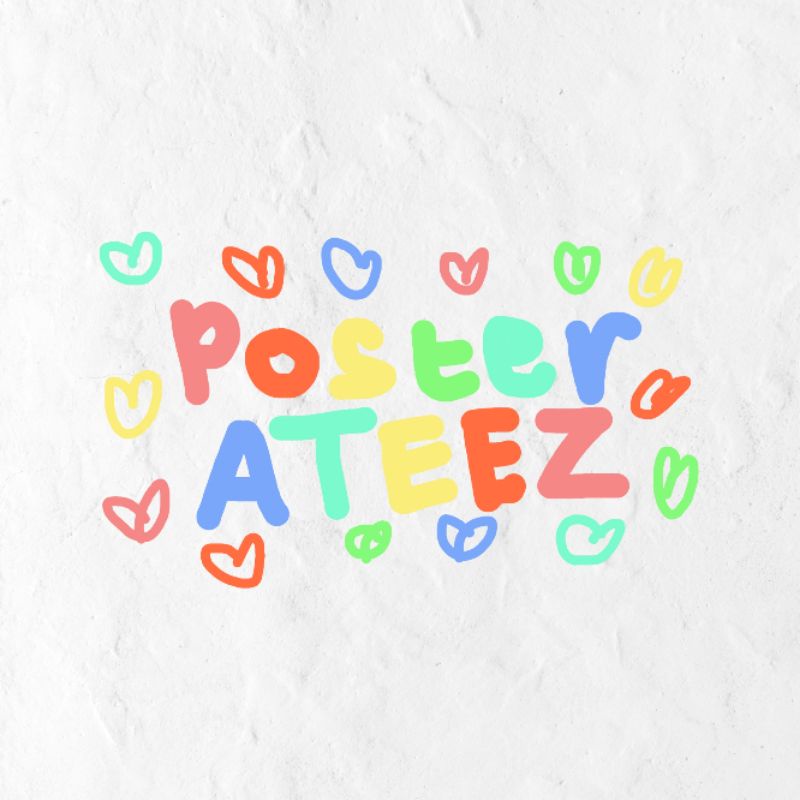 POSTER ATEEZ TREASURE EP. FIN 1ST ANNIVERSARY EDITION/EPILOGUE A VER/Z VER