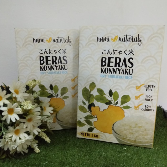 

978EqW Beras Konnyaku Dry Shirataki Rice 1Kg WQ0112