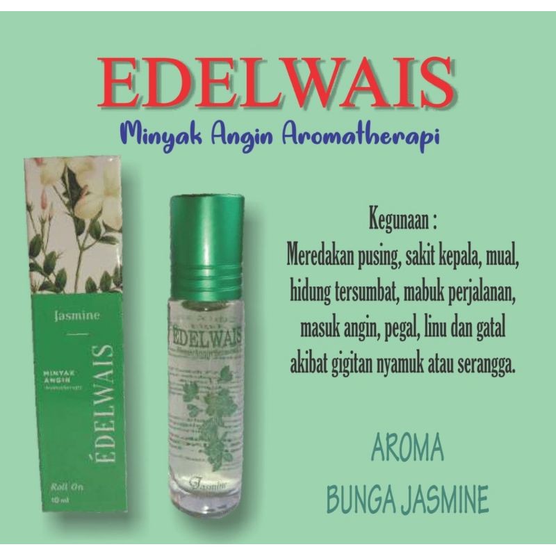 EDELWAIS MINYAK ANGIN AROMATHERAPY BUNGA JASMINE