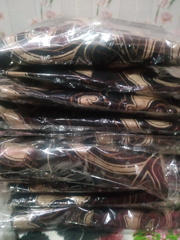 Batik Tunik Shibori Jumputan Terbaru Size S-3l / Hrb026 Yelbor Navbor / Biru Putih