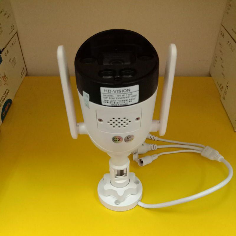 IP CAMERA OUTDOOR WIRELESS WIFI 5MP 1080P APLIKASI IC PRO