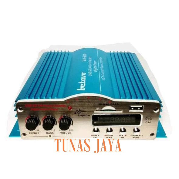 Ampli Mini Mobil Betavo MA 200 USB - Power Amplifier MA 2000