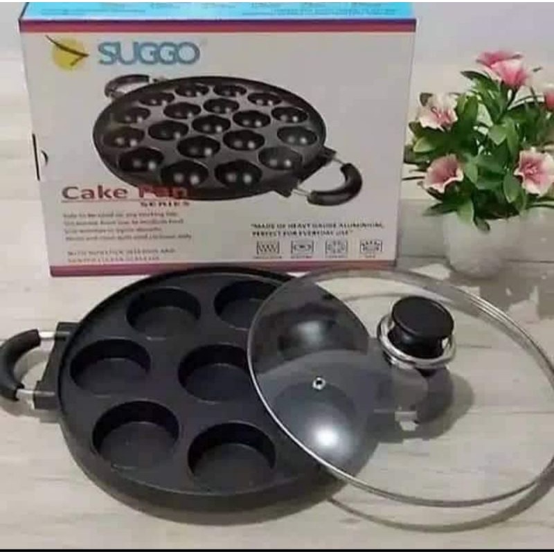 Cetakan Kue 8 Lobang Datar/Snack Maker Suggo/Suggo Cetakan Martabak Mini