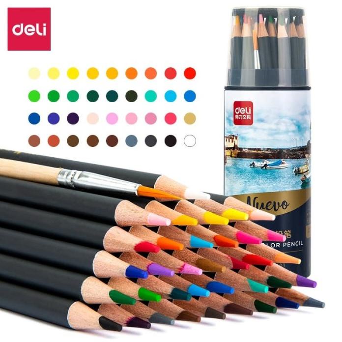 

Deli profesional pensil warna 36 warna tahan air 68101