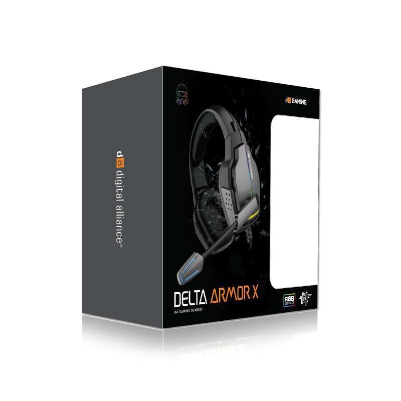 Headset DA Digital Alliance Delta Armor X RGB Virtual 7.1 - Gaming Headset