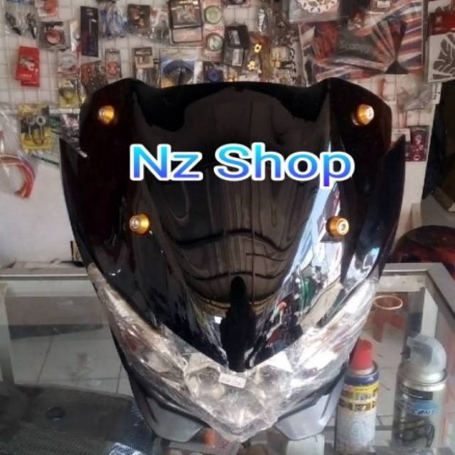 Visor Satria Fu Barong Model Sipit Datar