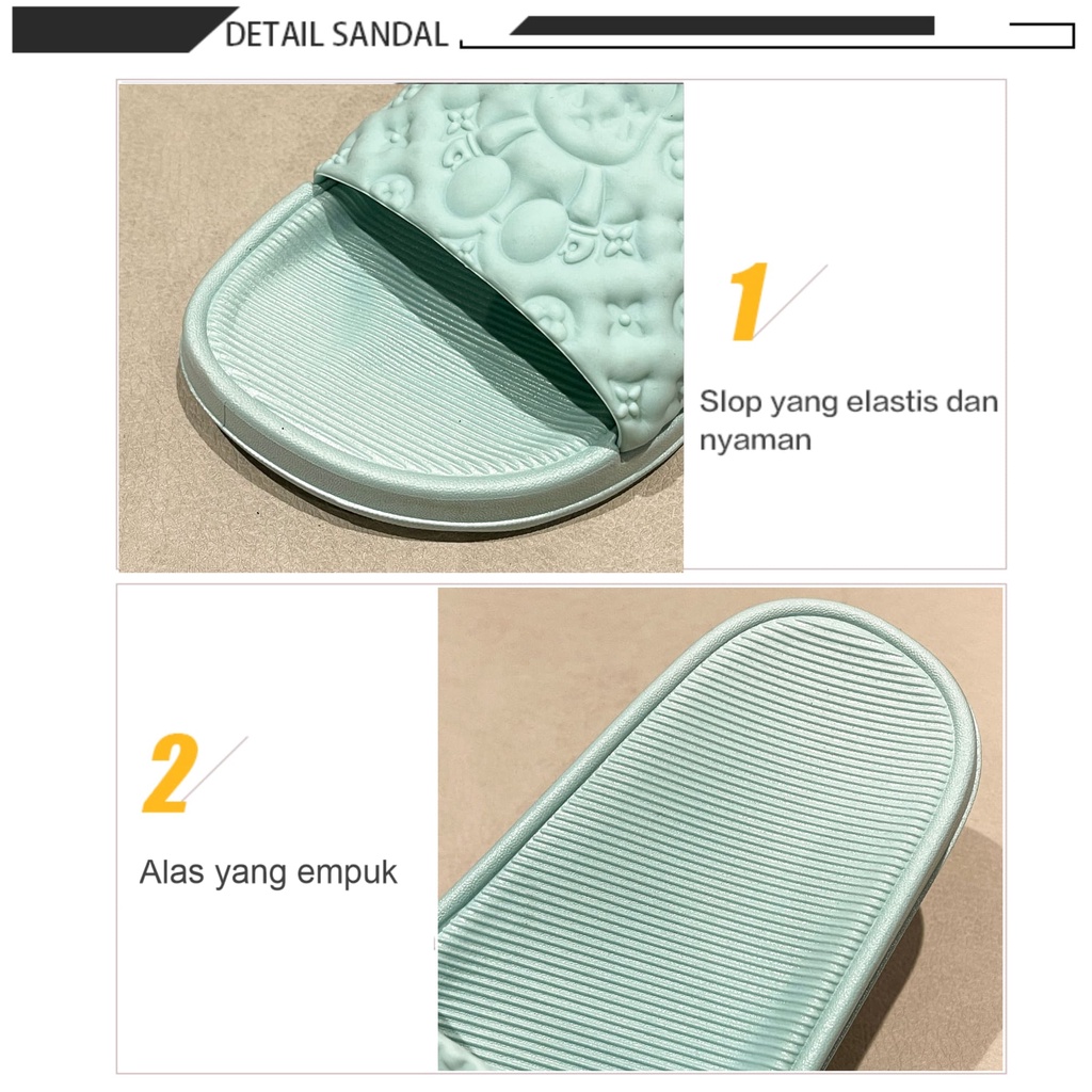 Sandal Jelly Wanita Calatrava Sendal Wanita Beruang Sandal Slop Anti Slip Wanita | V202-A39