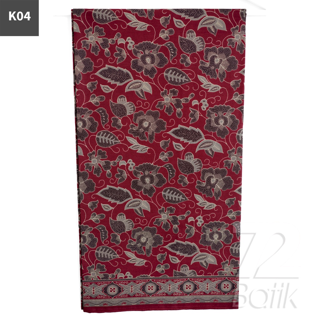 KAIN BATIK PREMIUM Bahan Katun Motif Daun Kembang Kamboja Warna Cream 722319 Cap 72 Jarik Jarit Samping Kebat Panjang Batik Katun Modern Premium Bahan Seragam Batik Pernikahan Kantor Keluarga Murah Kamen Jadi Batik Bali Lembaran