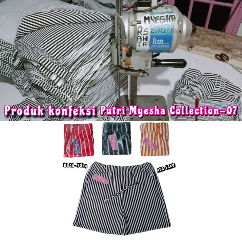 Celana Pendek Wanita Dewasa Model Kulot 3/4 Hotpants