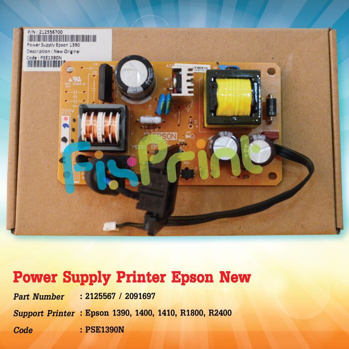 Power Supply Unit Printer Epson 1390 1400 1410 R1800 R2400 Original