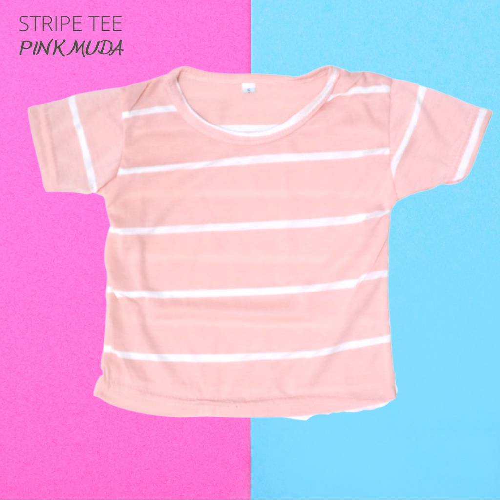 BabynKids - Kaos Anak / Kaos Anak Unisex / Kaos Salur Anak / Kaos Anak Laki Laki / Kaos Anak Perempuan