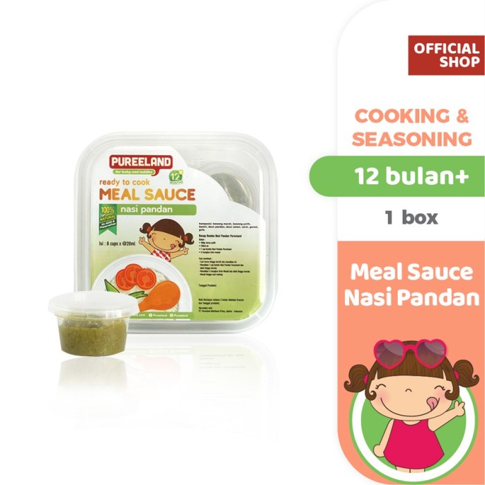 Pureeland Baby Meal Sauce Bumbu Pandan/ Mpasi Bayi Organik