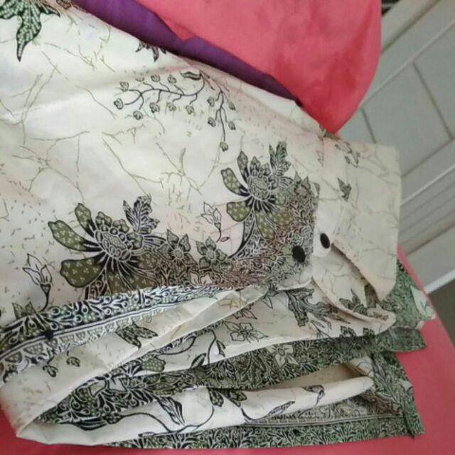 Benang Raja Kemeja Batik Pria Lengan Panjang Ukuran Jumbo 2xl 3xl 4xl 5xl