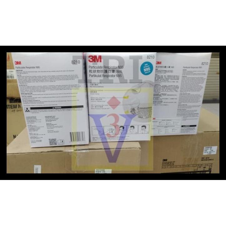 MASKER DEBU ASAP 8210 3M,MASK PARTICULATE RESPIRATOR N95,