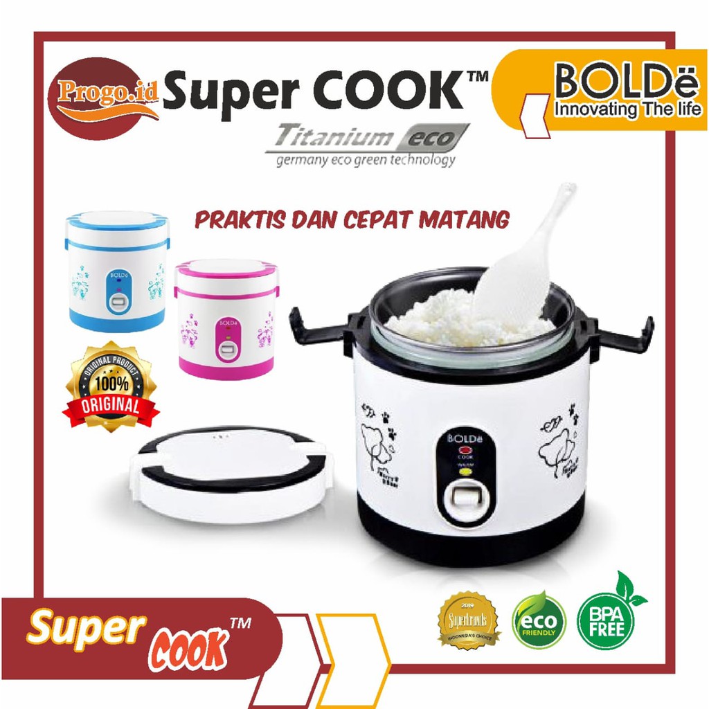 RICE COOKER BOLDe ║ SUPER COOK BOLDe Personal Mini Rice Cooker 3 in 1