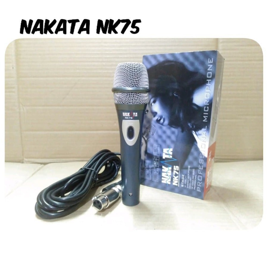 MIC KABEL NAKATA NK75 PROFESIONAL MICROPHONE CABLE MIKROFON NAKATA NK