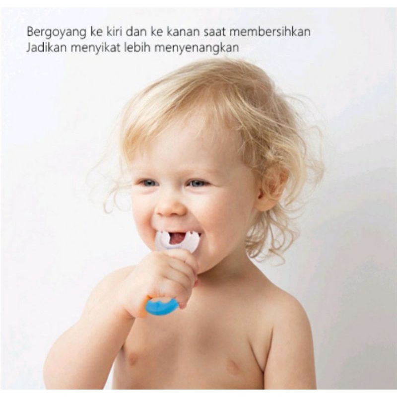 Sikat gigi Silicone anak U Shape