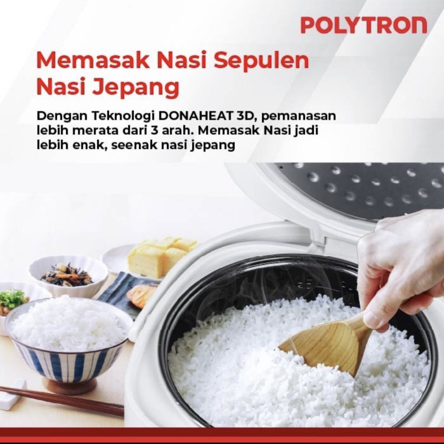 POLYTRON DONABE PRC 1201 - Rice Cooker 2 Liter