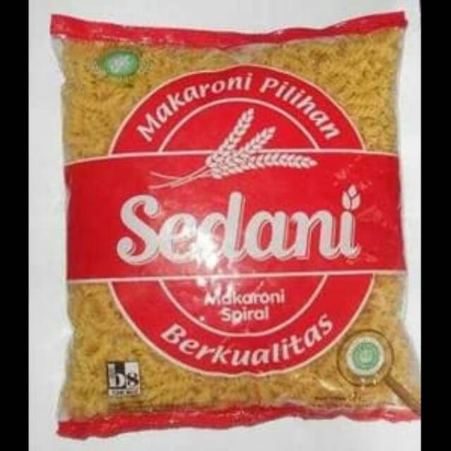 

Termurah !! Makaroni Sedani Spiral 1 kg...