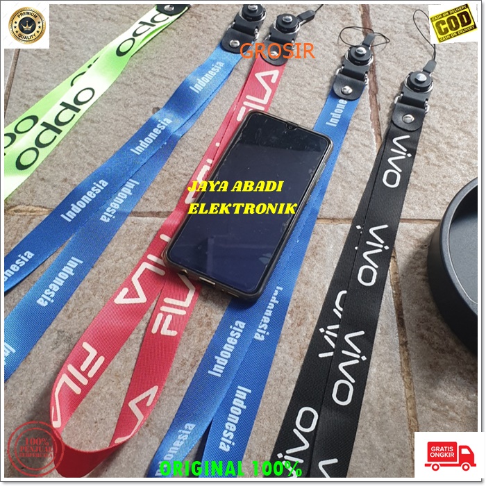 J293 TALI GANTUNGAN HANDPHONE LEHER DADA STRAP PANJANG NAME TECH TEBAL DAN KUAT gantungan handphone pita leher dada strap panjang rope name kalung gadget gantungan badan holder universal multi ikat bisa untuk segala jenis handphon yang ada tempat pita