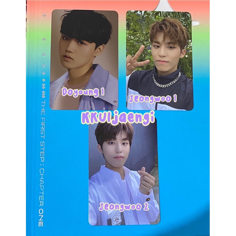 

photocard treasure chapter 1 2 3 junghwan jeongwoo doyoung pc