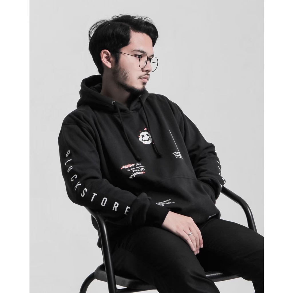 Jaket hoodie blackstore premium distro / sweater hoodie unisex / hoodie cooton fleece / jaket hoodie katun tebal