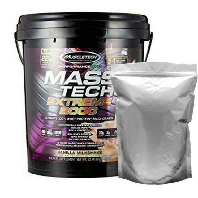 

2lbs Masstech Gainer Extreme Share Susu Fitnes Penambah Otot Berat Badan Penggemuk Gym Protein