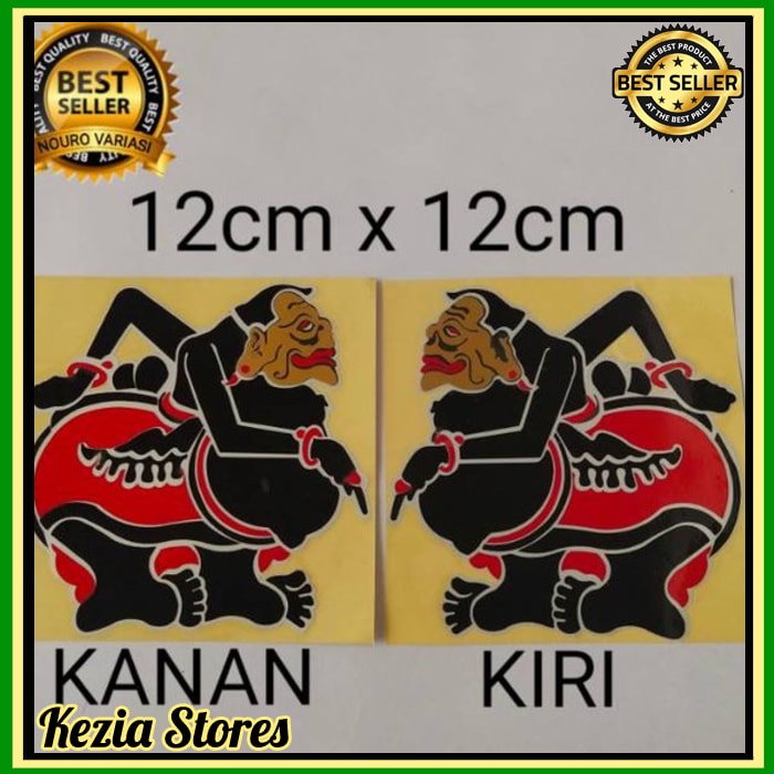 Murah stiker cutting wayang semar ojo dumeh kualitas terbaik termurah Keren