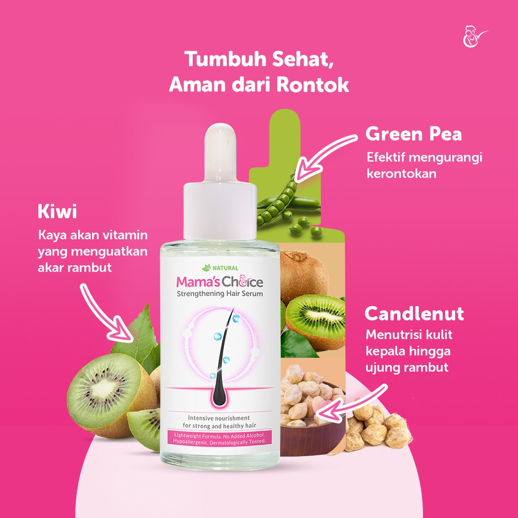 Mama's Choice Strengthening Hair Serum - Serum Rambut Anti Rontok By Lidyamomnbaby