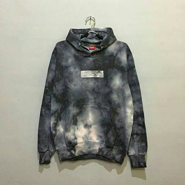 supreme tie dye hoodie