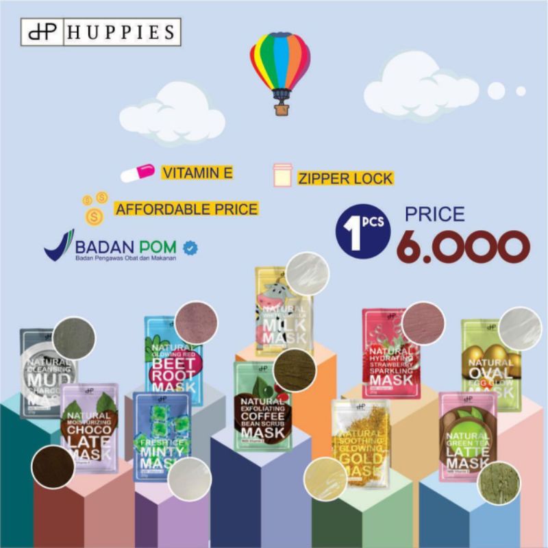 Masker Wajah Huppies