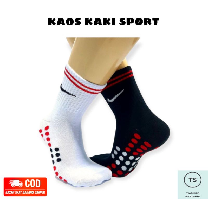 Kaos Kaki Olahraga NK Panjang || Kaos Kaki Sport Pria dan Wanita