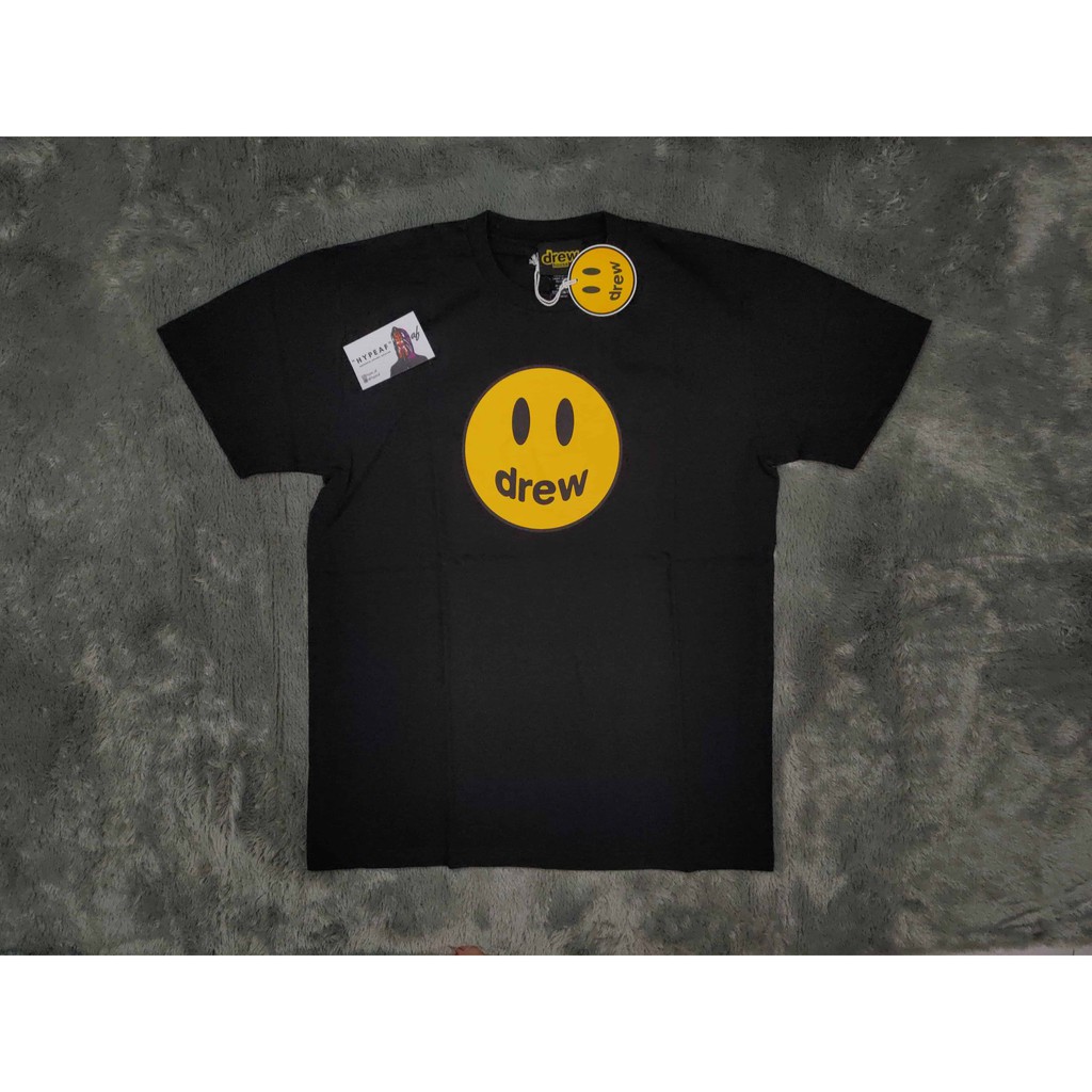 DREW HOUSE Justin Bieber Mascot SS Smile Tee ORIGINAL - Black