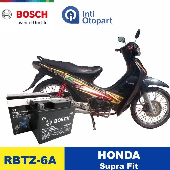 ```````] Accu Aki Motor HONDA SUPRA FIT ORIGINAL BOSCH