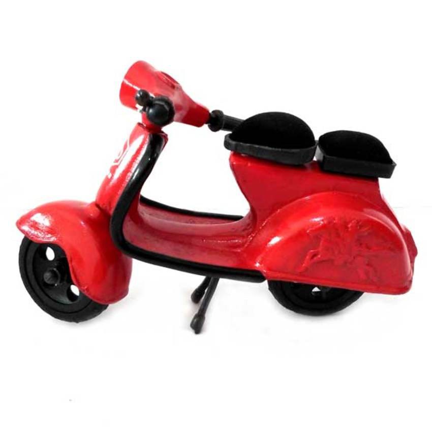 Miniatur Motor Vespa Unik 24x15x11cm - Merah