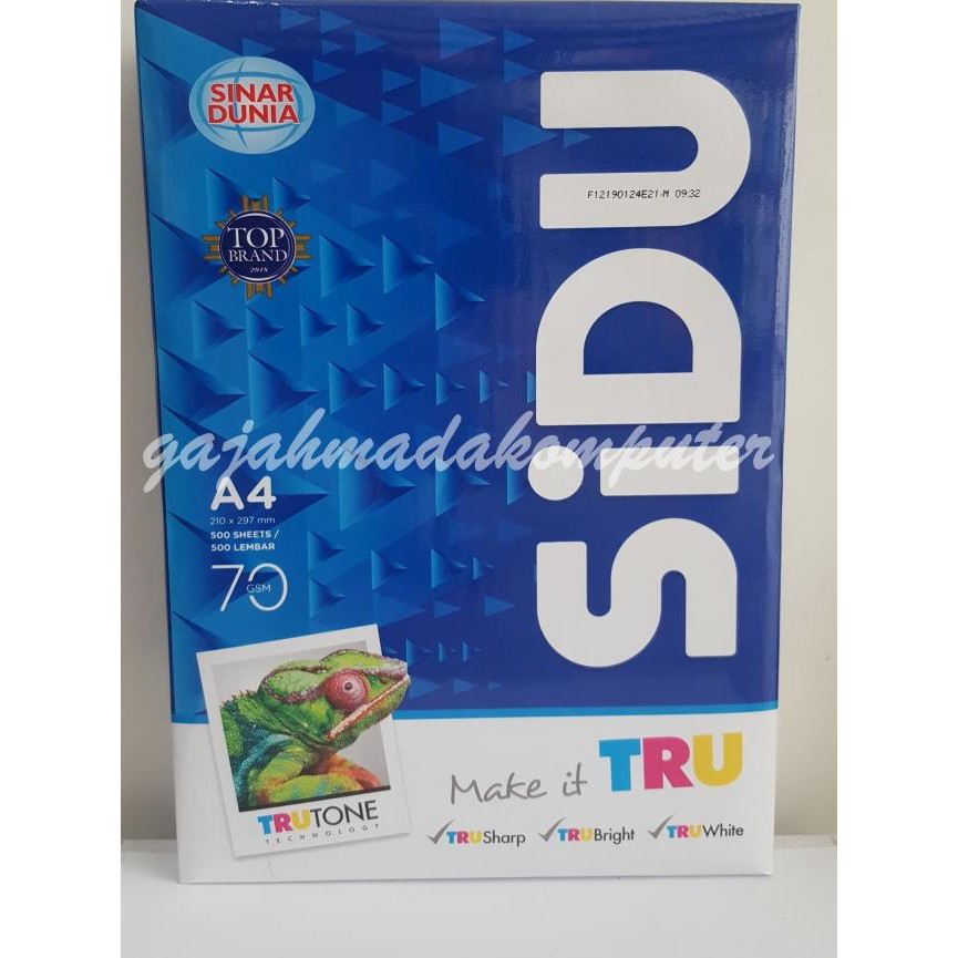 

♤ Kertas HVS A4 70 gr 70 gsm 70gsm 70gram SIDU ☇