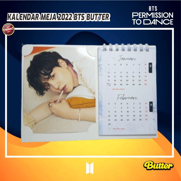 KALENDAR MEJA /DUDUK 2023 BTS BUTTER