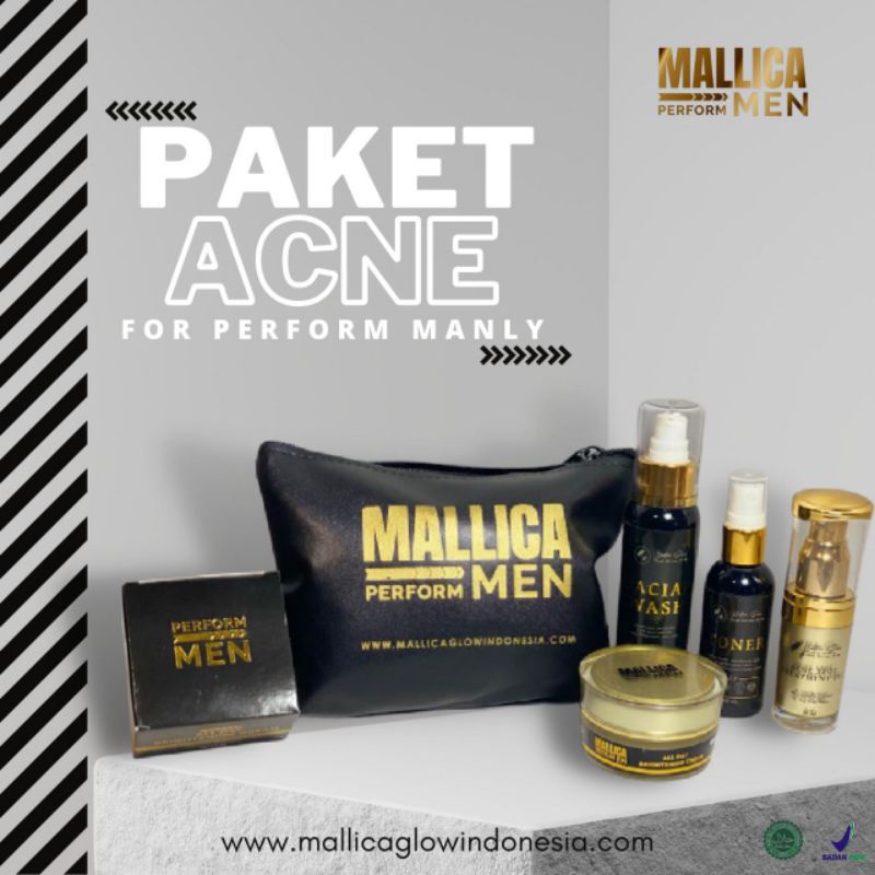 paket acne mallica glow perform men