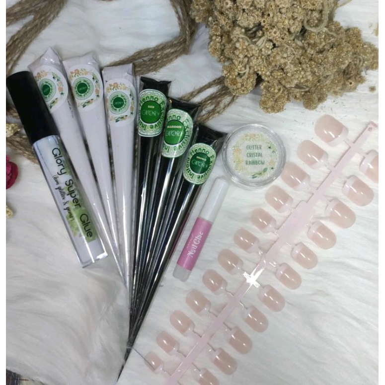 PAKET HENNA ASOKA, HENNA WEDDING, HENNA PUTIH PENGANTIN